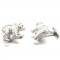 Safari 3D Silver Grizzlie Bear Cufflinks.jpg